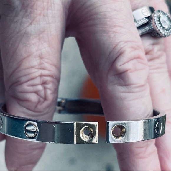 1970 PLATINUM PLATED Charles Revson AldoCipullo Love Bracelet❣️ - Picture 13 of 15